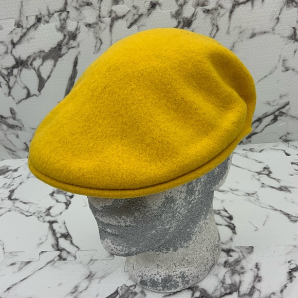 Kangol Accessories Mens Kangol Yellow Mustard 57 Seamless Wool Hat